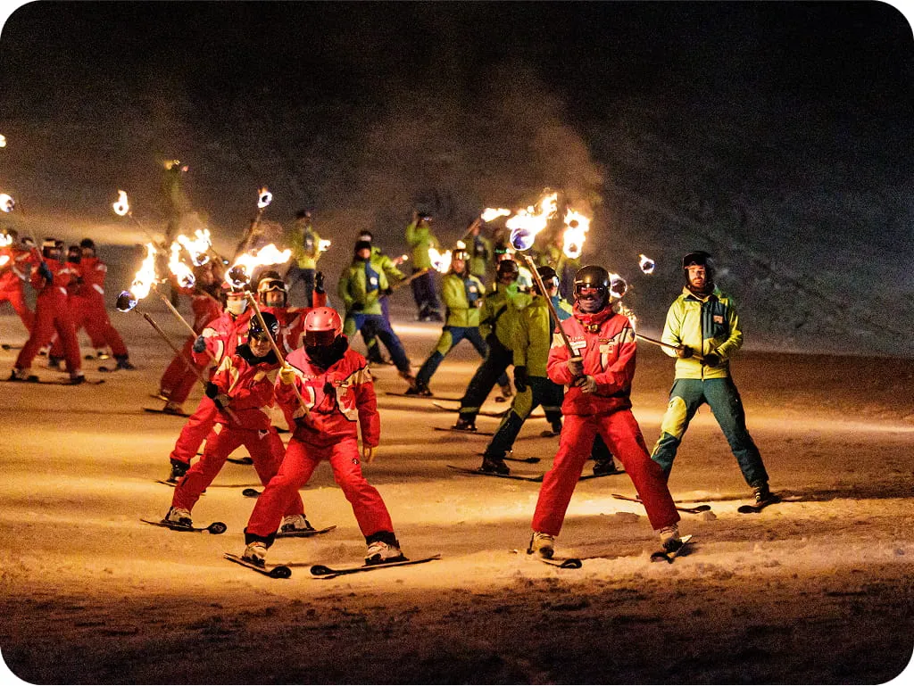 八方尾根火祭り